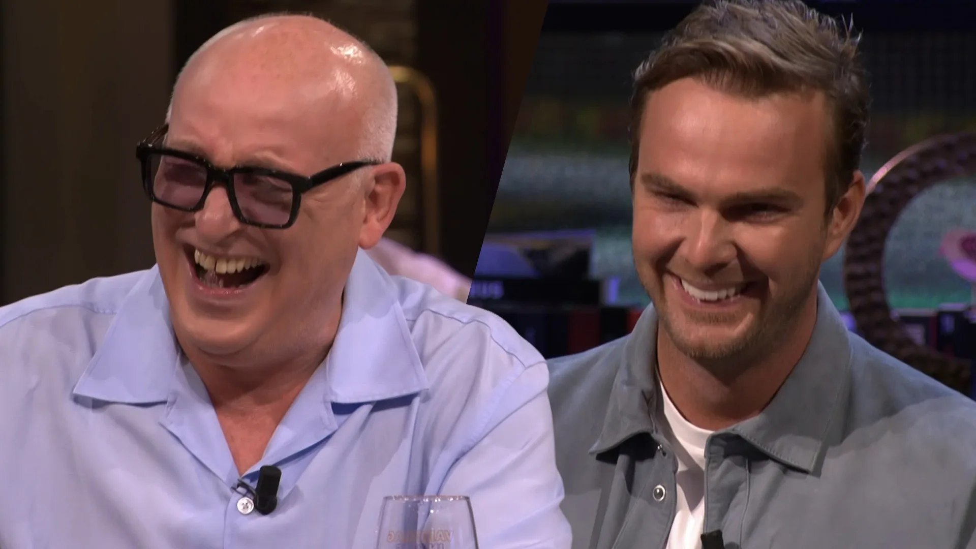 Giedo van der Garde kan lach niet bedwingen na grappen René van der Gijp over Robert Doornbos