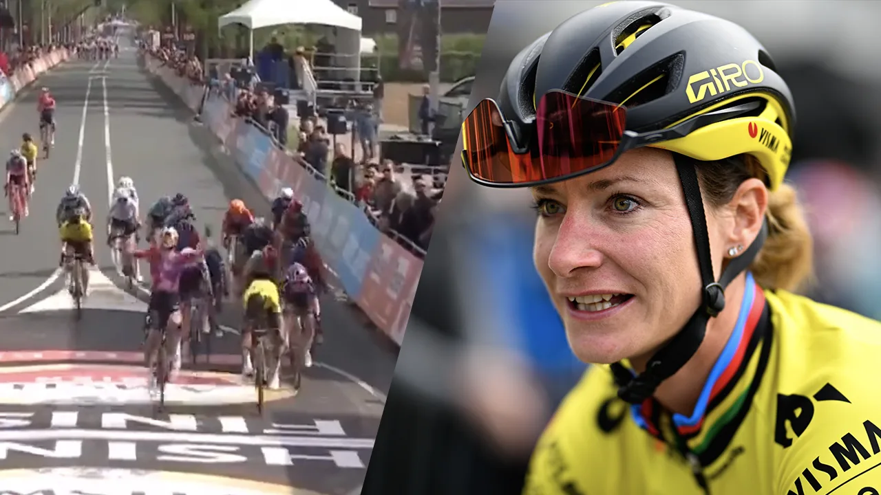 Video: Vos klopt te vroeg juichende Wiebes en wint voor tweede keer Amstel Gold Race