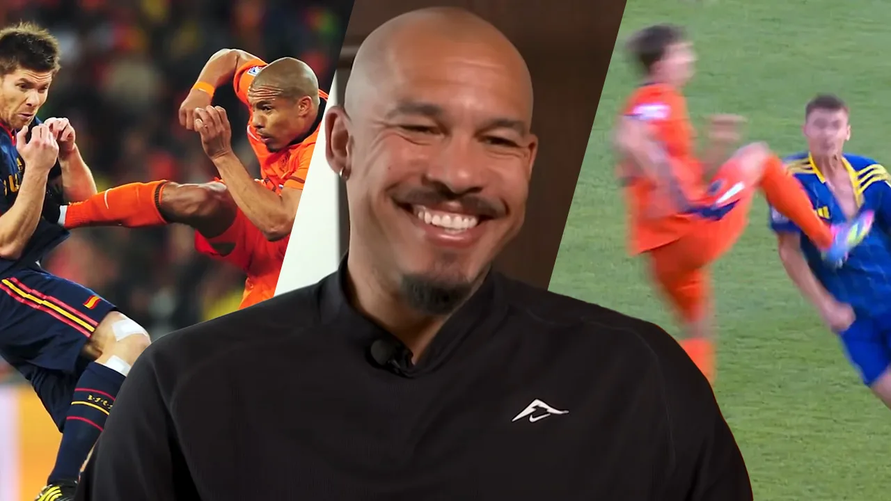 Nigel de Jong kan lachen om vergelijking met Youri Regeer: 'Hij heeft goed afgekeken bij mij'