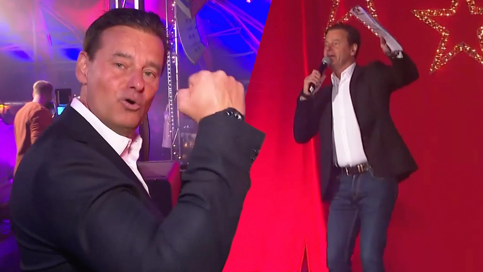 Wilfred Genee geniet zichtbaar tijdens het NK Karaoke: 'Ik vind het zo geweldig!'