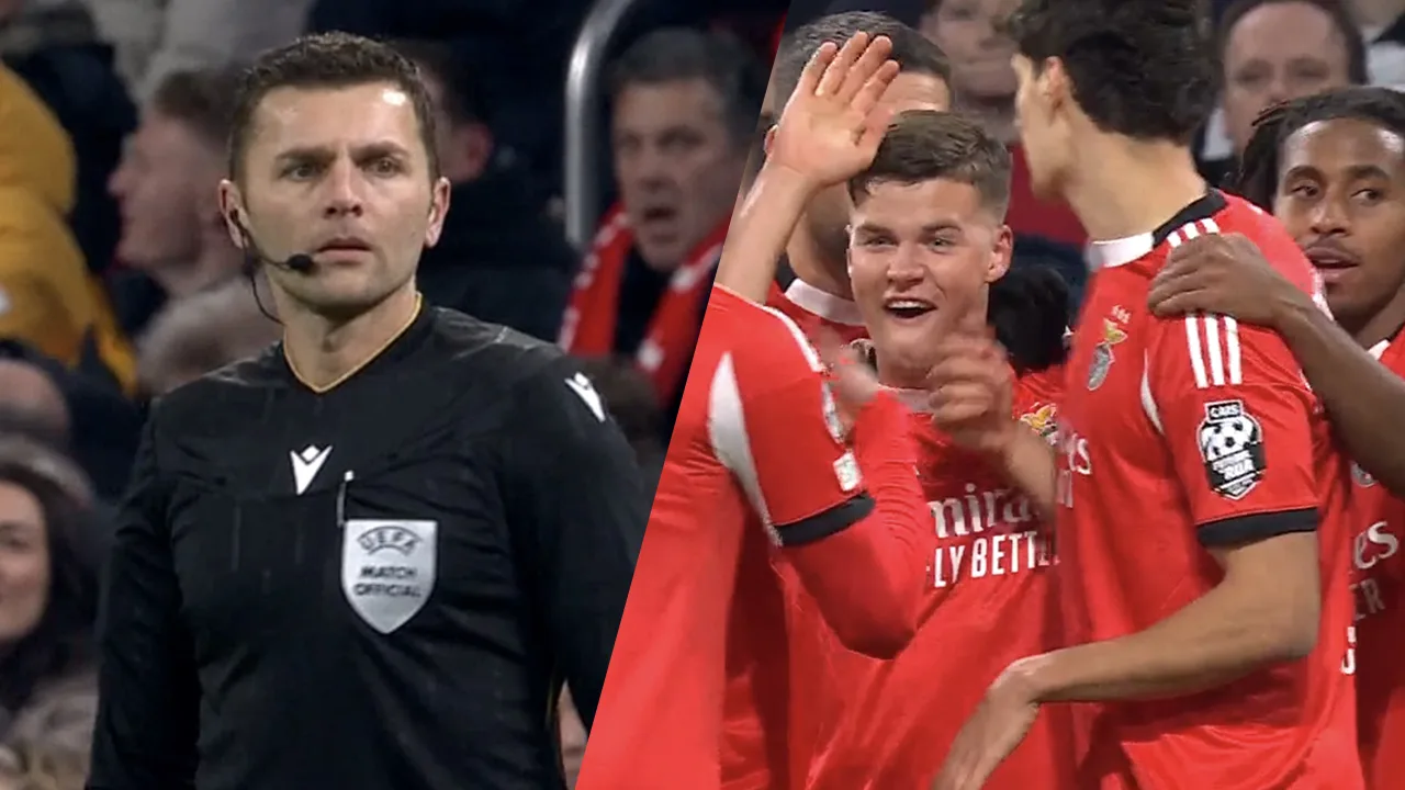 Videogoal: Buitenspel over het hoofd gezien: Ajax razendsnel op achterstand tegen Benfica