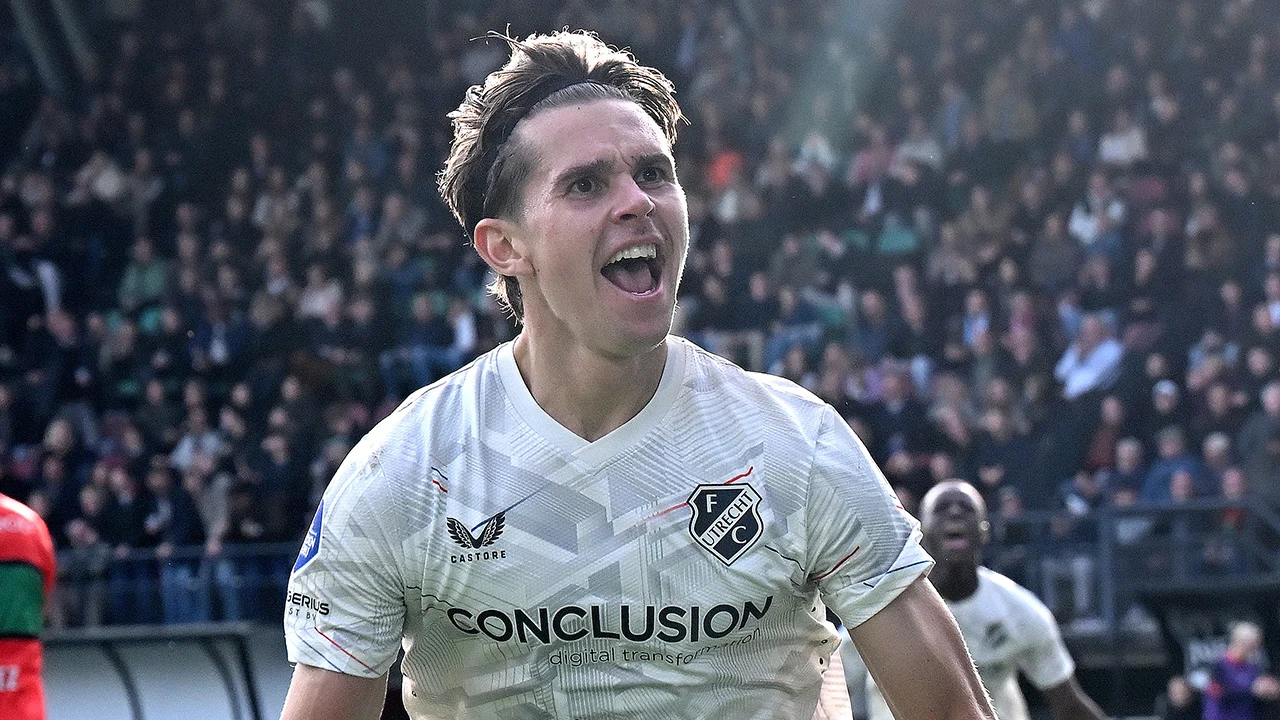 FC Utrecht boekt nipte zege op NEC en blijft tweede