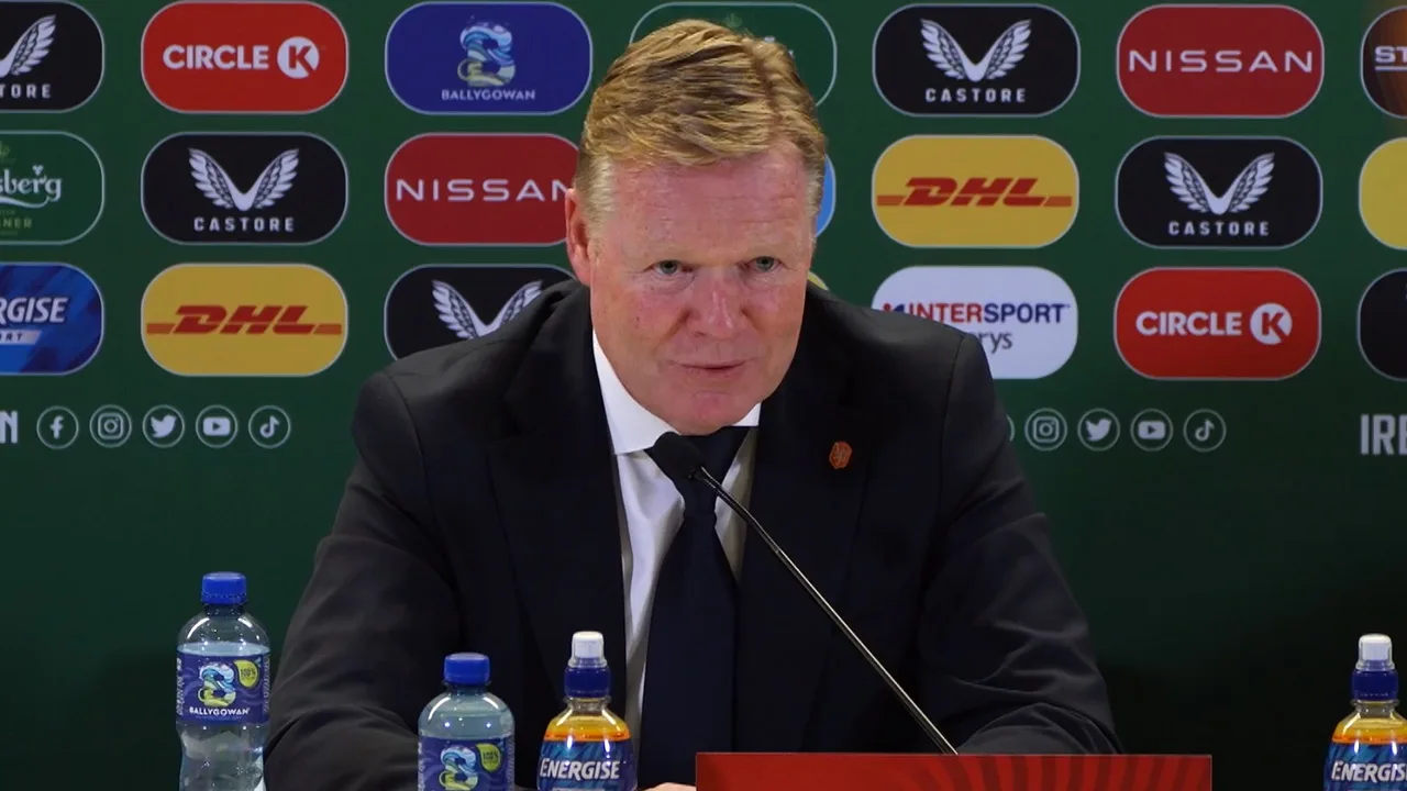 Ronald Koeman: 'Dan had je de vraag waarschijnlijk niet gesteld'