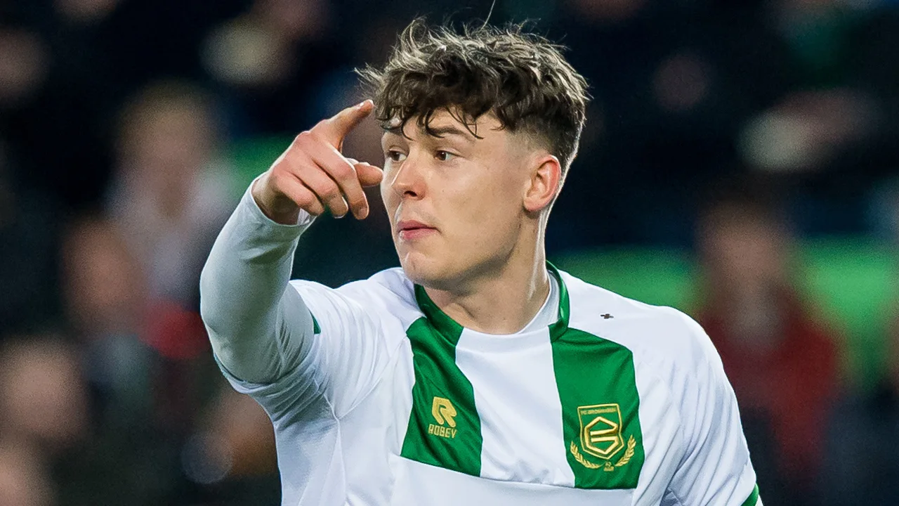 'FC Groningen-spits Strand Larsen wordt genoemd bij Feyenoord'