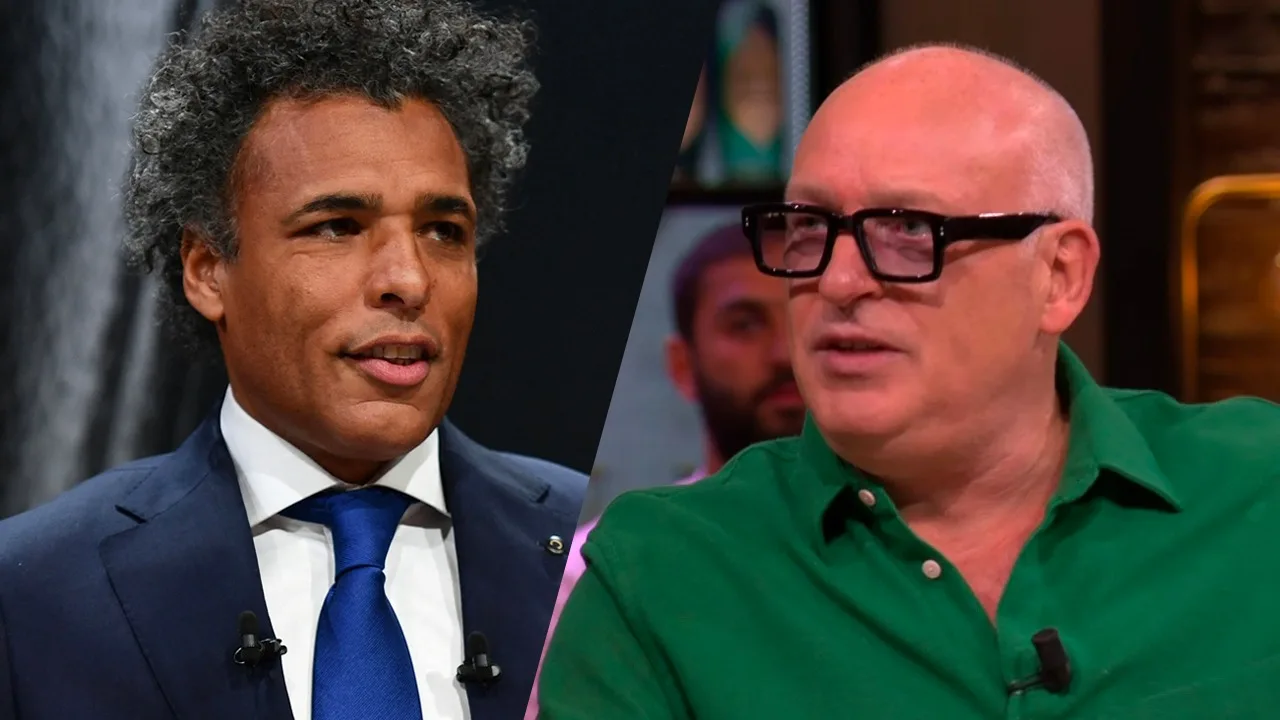 René zag terugkeer Van Hooijdonk bij Studio Voetbal: 'Kom op, man!'