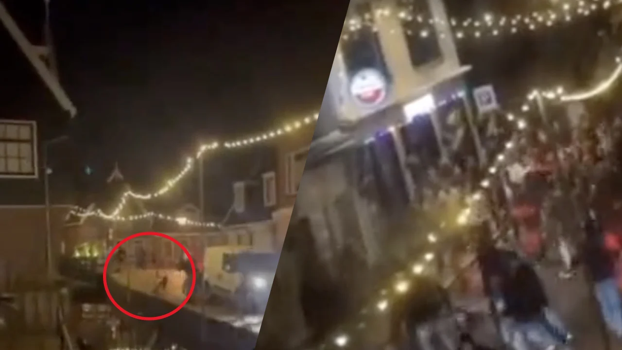 Aanhangers van FC Utrecht eindigen in de gracht tijdens vechtpartij met Volendam
