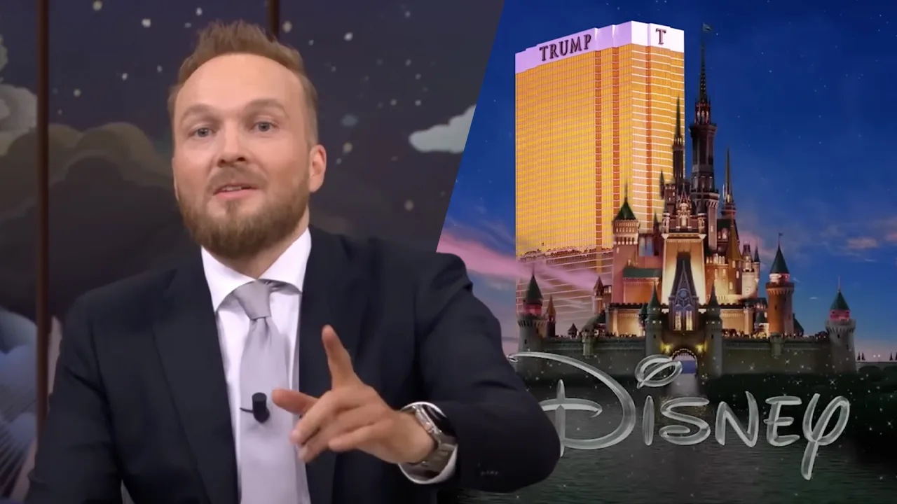 Video: Arjen Lubach reageert met Disney-satire op schrappen talkshow Jimmy Kimmel