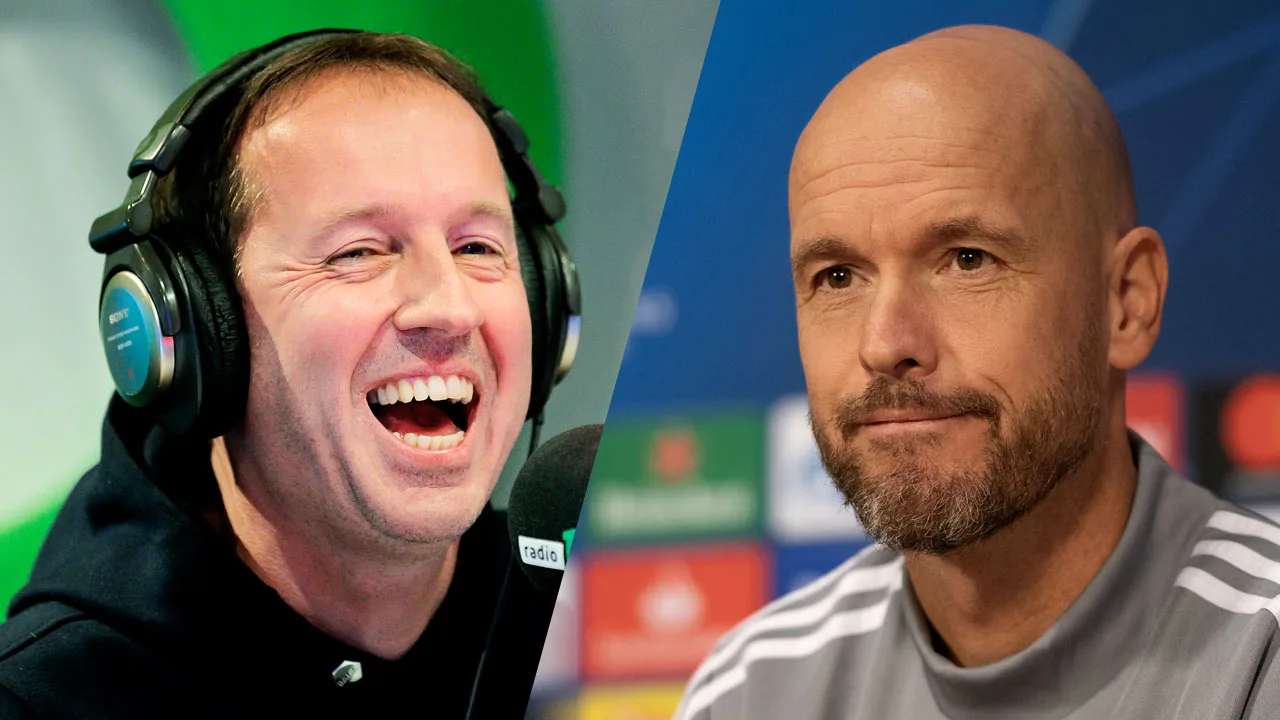 GOUD! Edwin Evers imiteert Ten Hag op hilarische wijze 