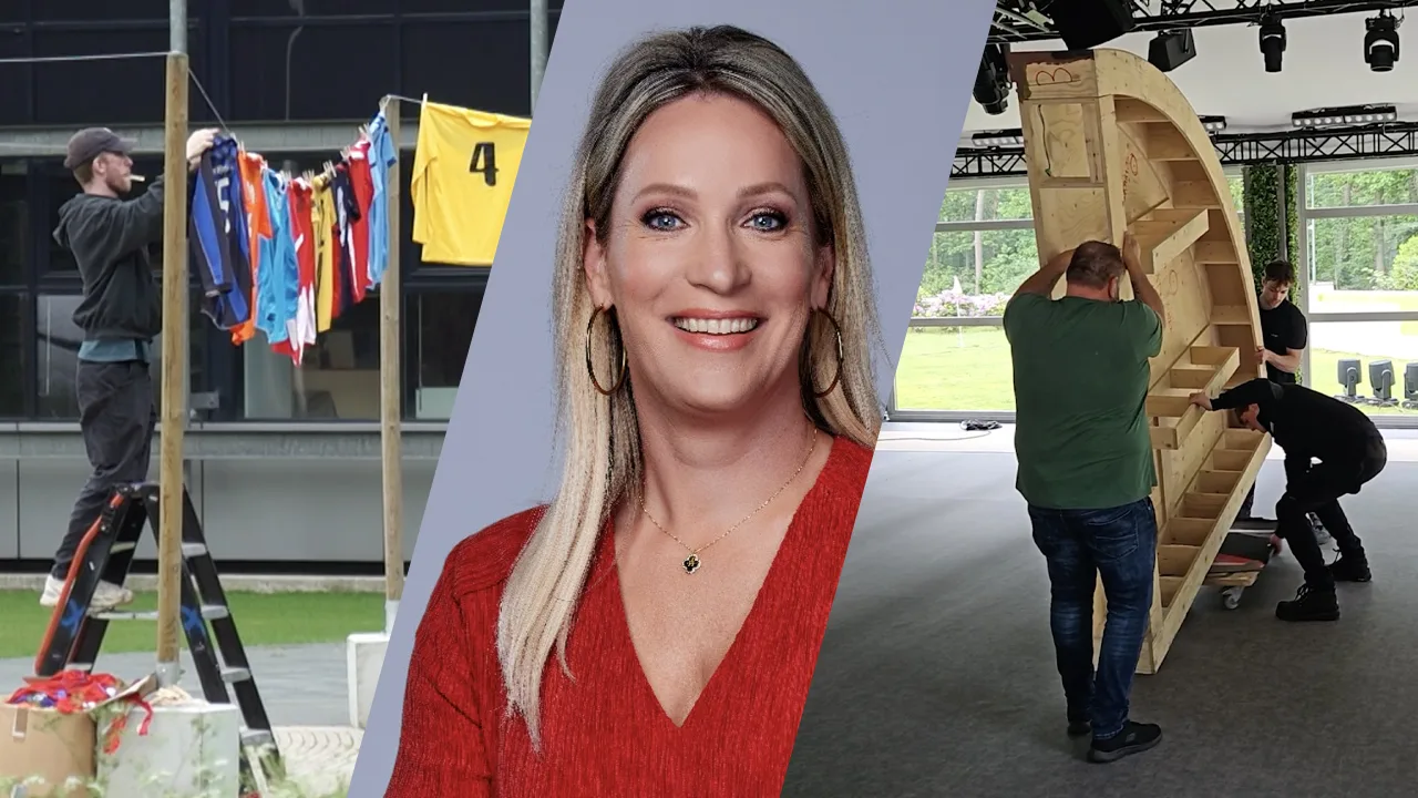 Video: Studio van De Oranjezomer wordt opgebouwd op de KNVB Campus in Zeist!