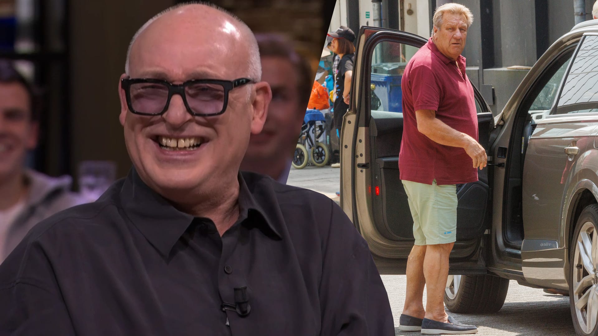 René giert om weekend van Jan Boskamp in Manchester