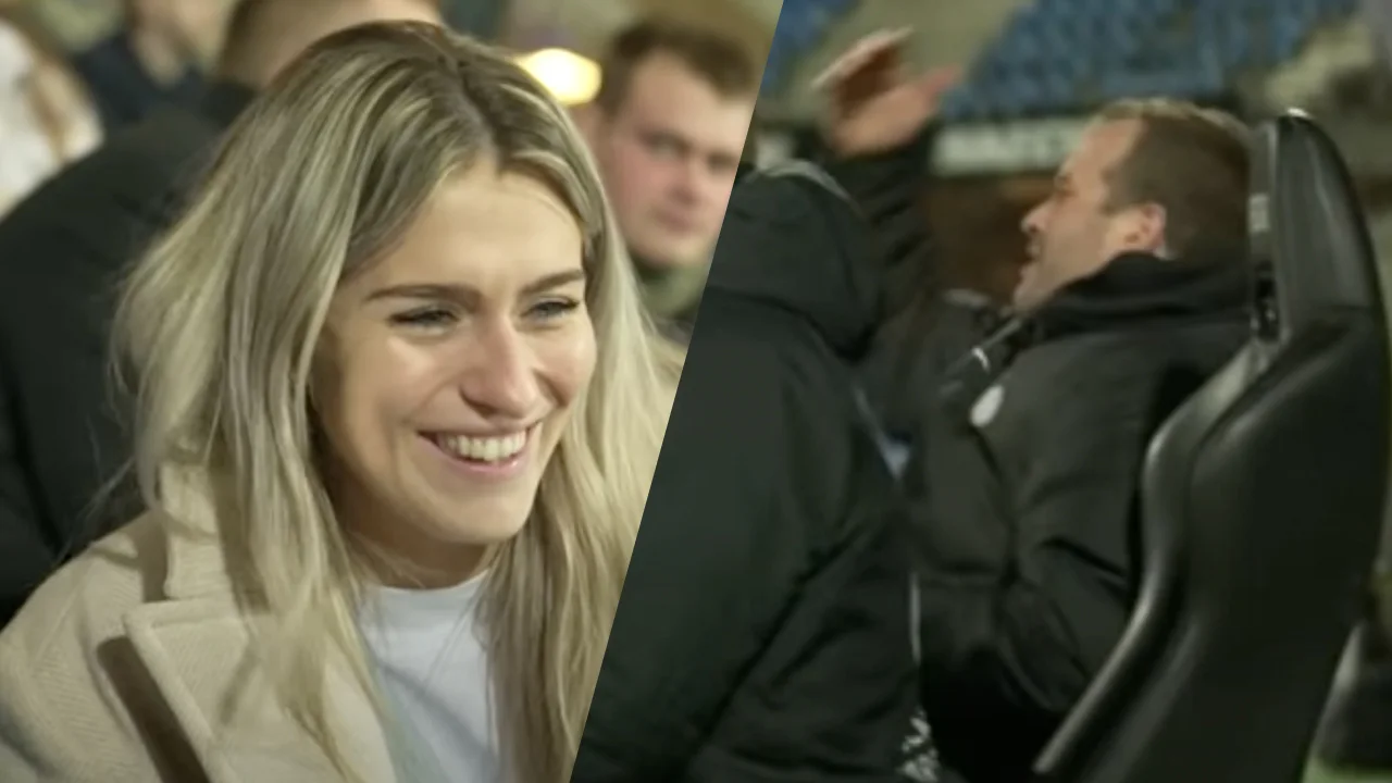 Estavana Polman ziet Van der Vaart debuteren als trainer: 'Nu wordt hij boos, leuke tv!'