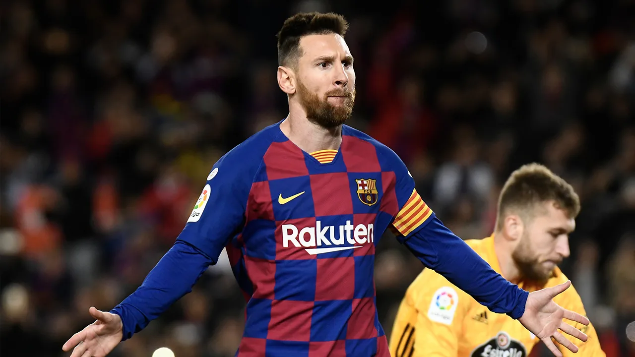 WEERGALOOS: Messi schiet twee vrije trappen binnen