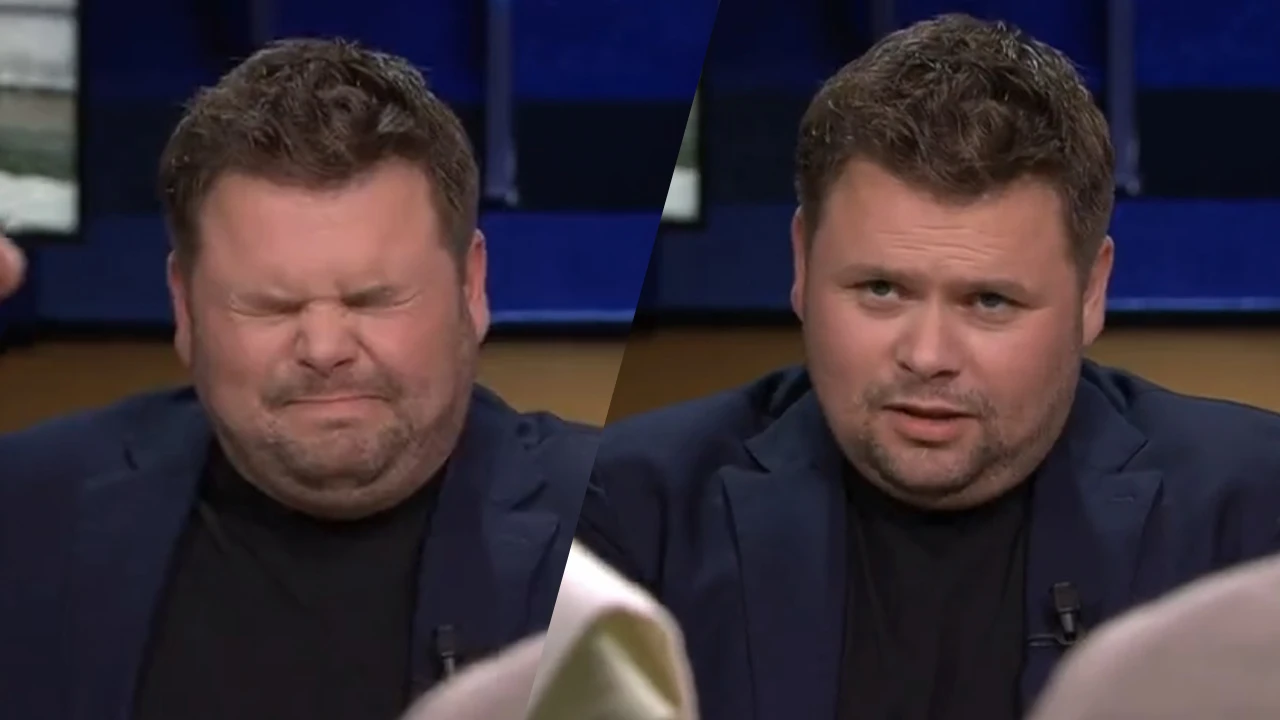 Thomas van Groningen gaat aan Op1-tafel kapot van de menstruatiepijn: ‘Auw!’