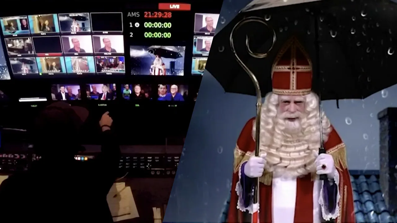 VI vanuit de regie: Sinterklaas op bezoek!