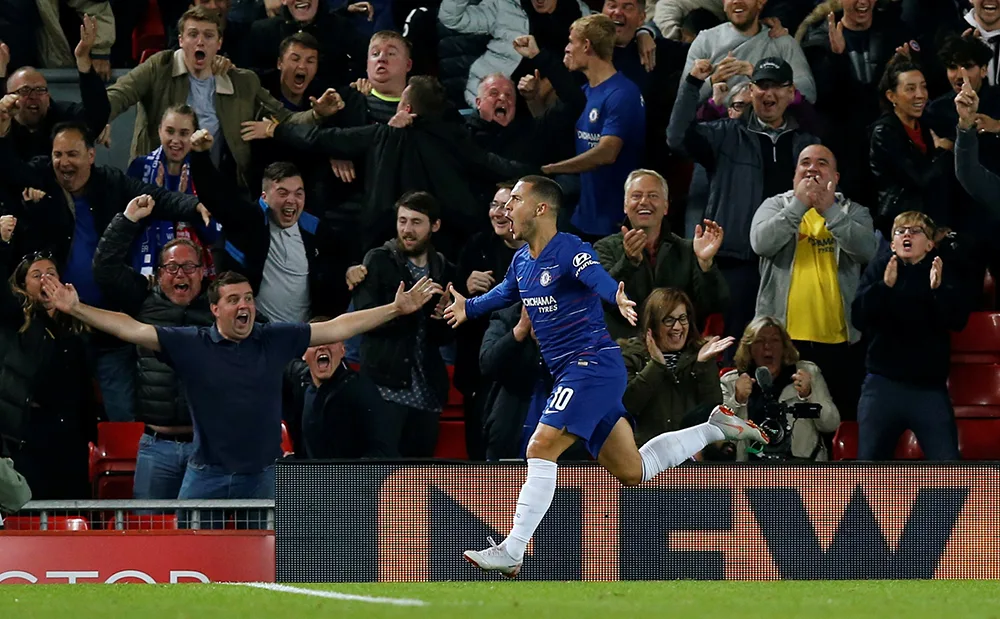 Hazard scoort na magistrale dribbel