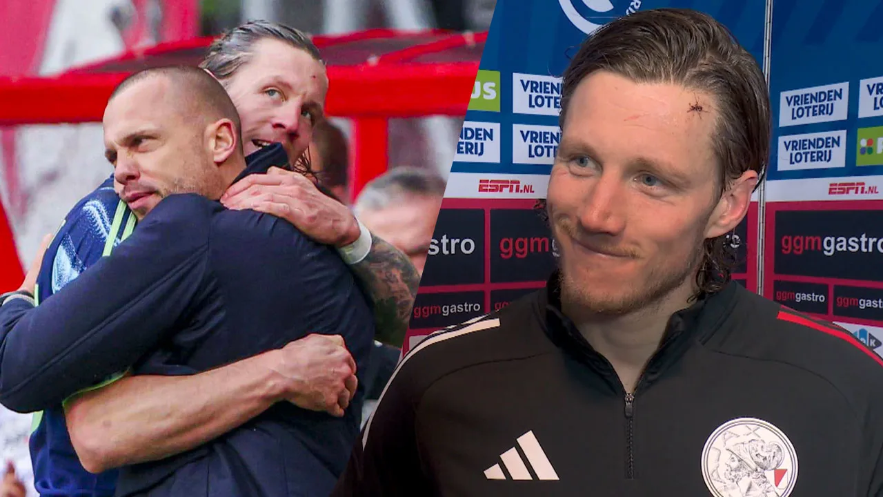 Wout Weghorst over dikke knuffel met John Heitinga: 'Omdat hij het moeilijk heeft'