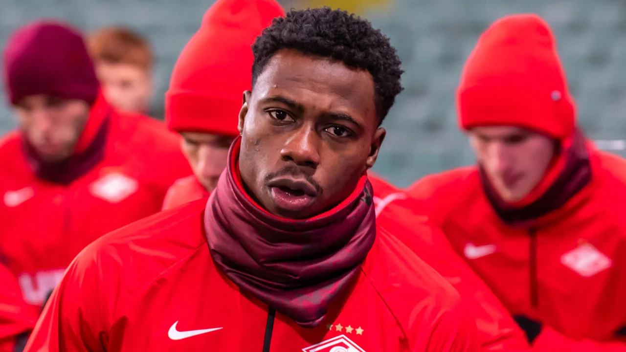 Spartak Moskou betaalt opgepakte Quincy Promes geen salaris meer