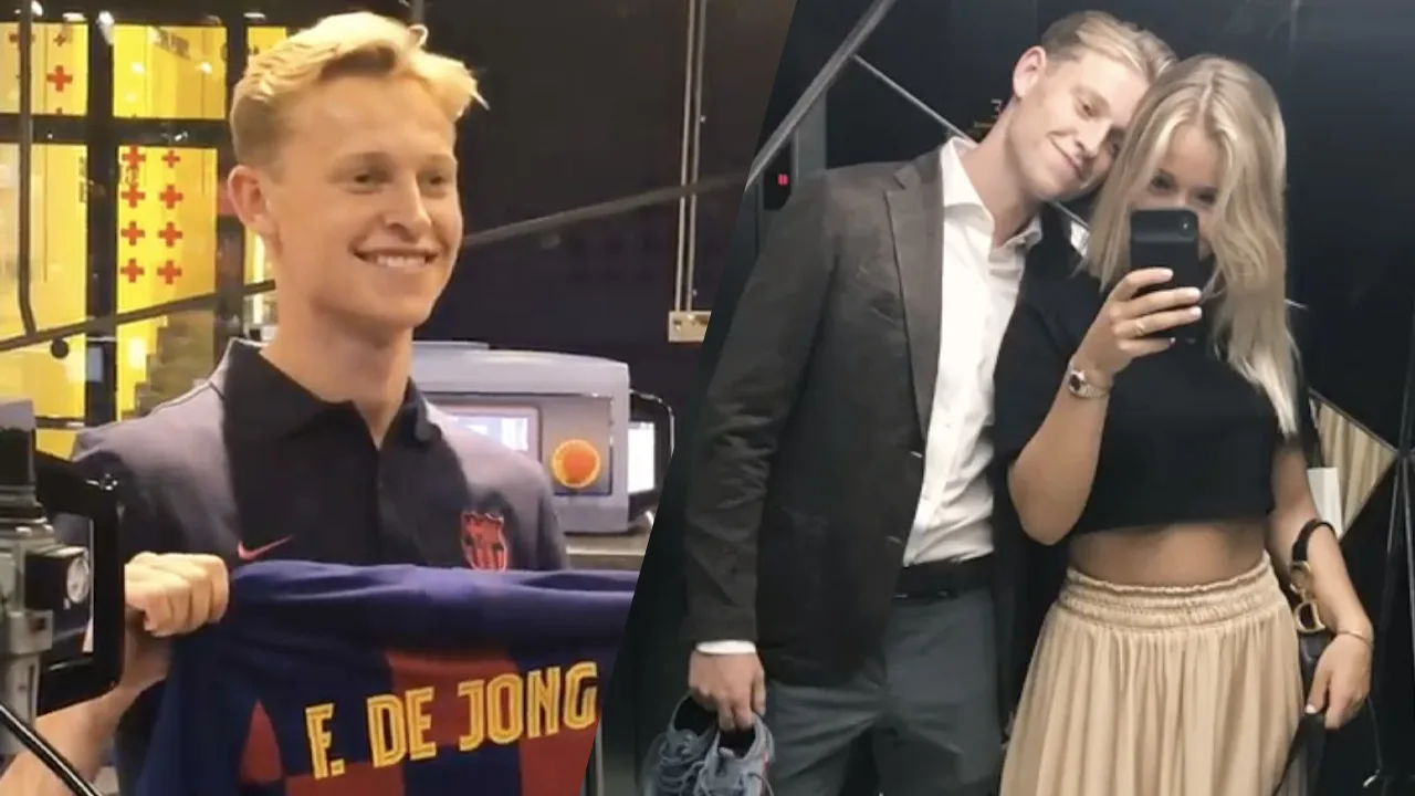 Behind the scenes: presentatie Frenkie de Jong bij Barcelona