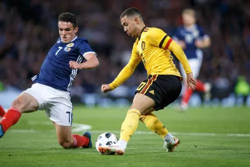 België wint oefenduel in Schotland