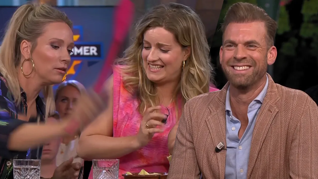 Rutger dolt met Merel: 'Wespen komen af op lekker vlees!'