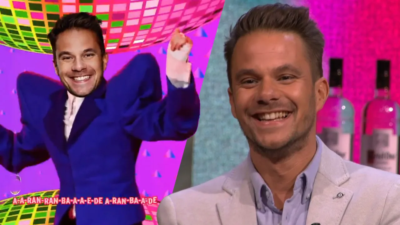 Video: Aran Bade duikt op in Europapa-parodie: 'Het is een bizarre week!'