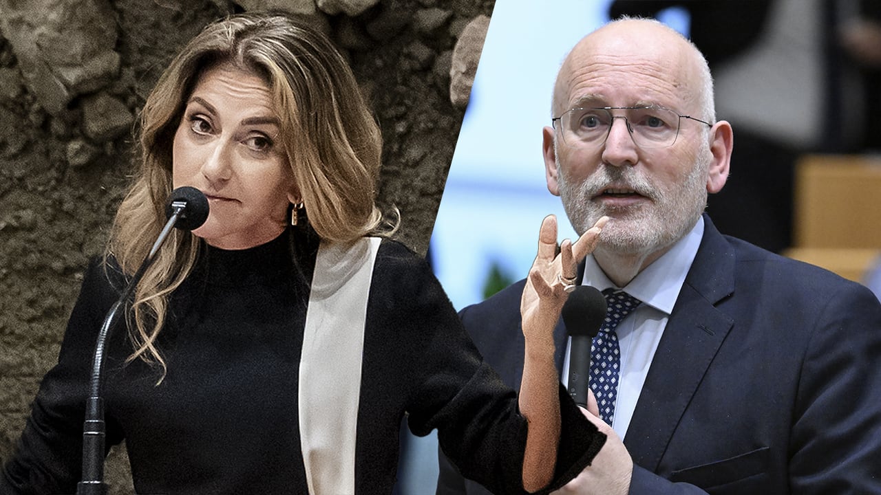 Dilan Yeşilgöz en Frans Timmermans botsen over kabinetsval: 'Zo elitair, zo ver weg van de mensen'