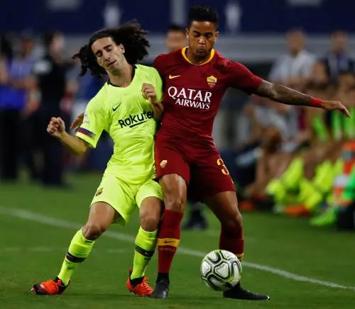 Kluivert van tribune naar basis bij AS Roma