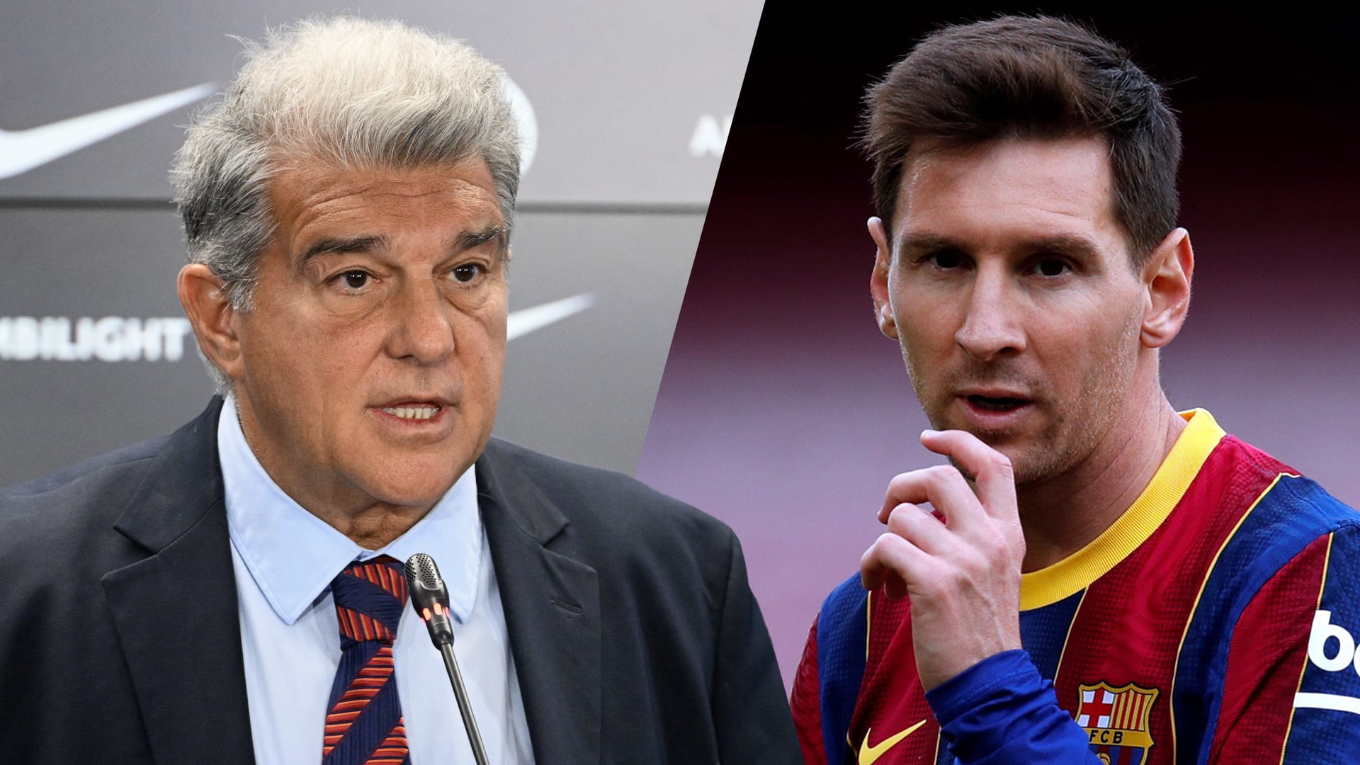 FC Barcelona-voorzitter Laporta laat zich uit over mogelijke terugkeer van Messi