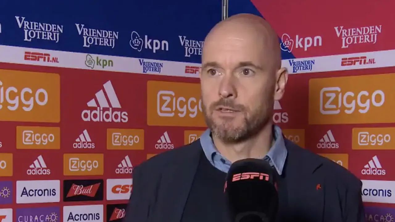 Ten Hag: 'Dan zie je dat de nummer twee in Nederland ons niet kan bijbenen'