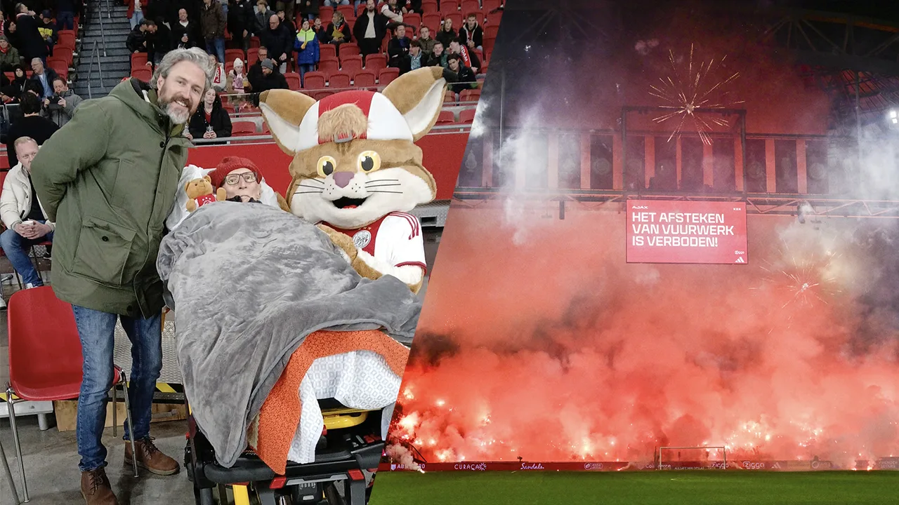 Ajax-fan Peter’s (84)  laatste wens niet haalbaar: gezondheid laat het niet toe 