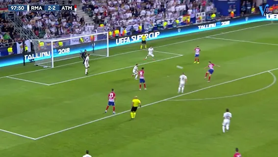 Ñíguez jankt hem HEERLIJK de bovenhoek in: 2-3!