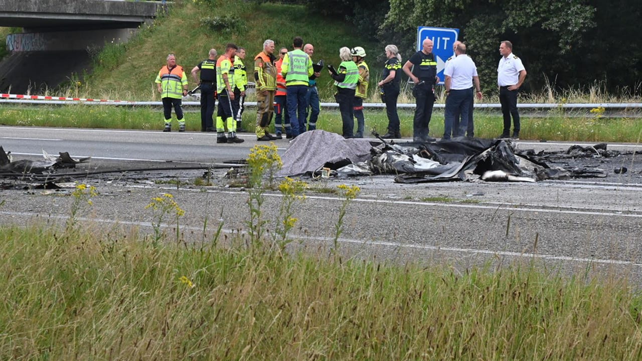 Piloot neergestort vliegtuigje had vliegles