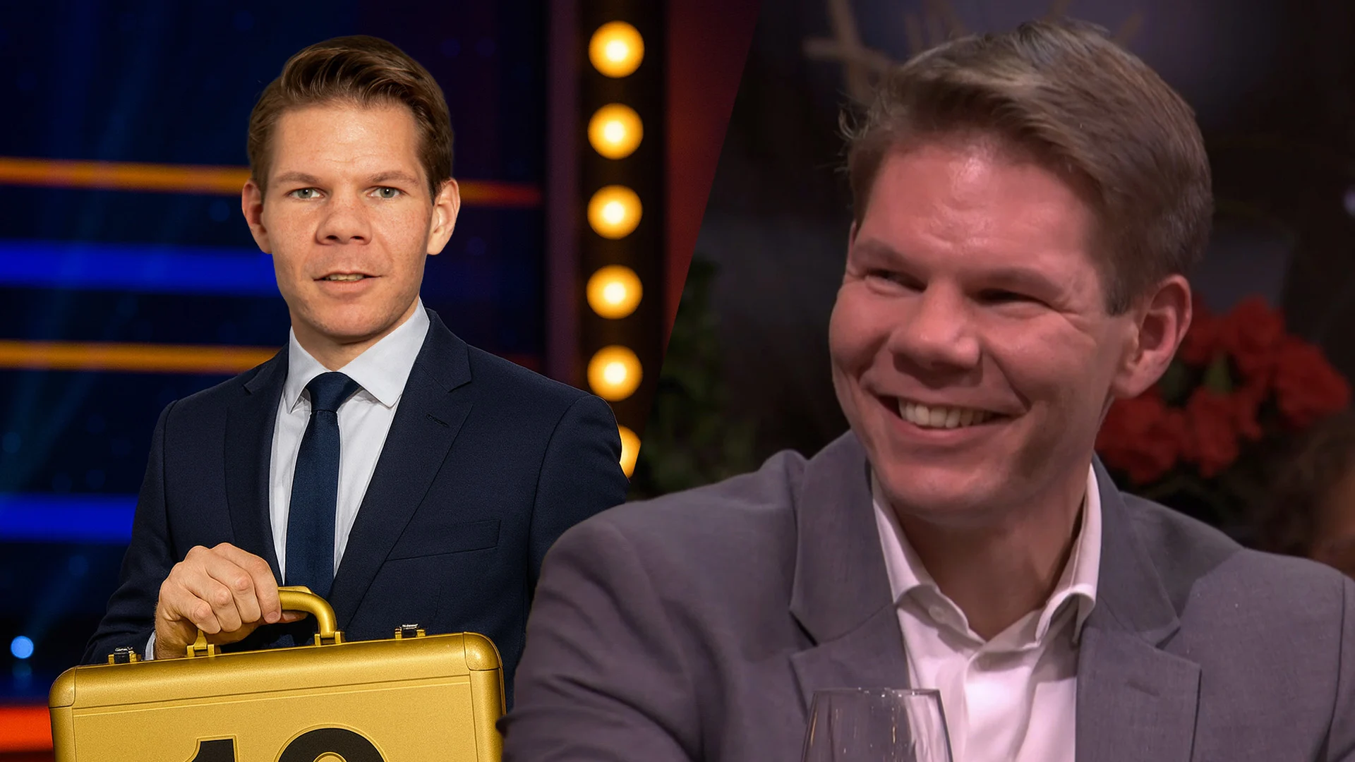 Victor Vlam probeert via Noa Vahle een rol als 'kofferjongen' in Miljoenenjacht te bemachtigen