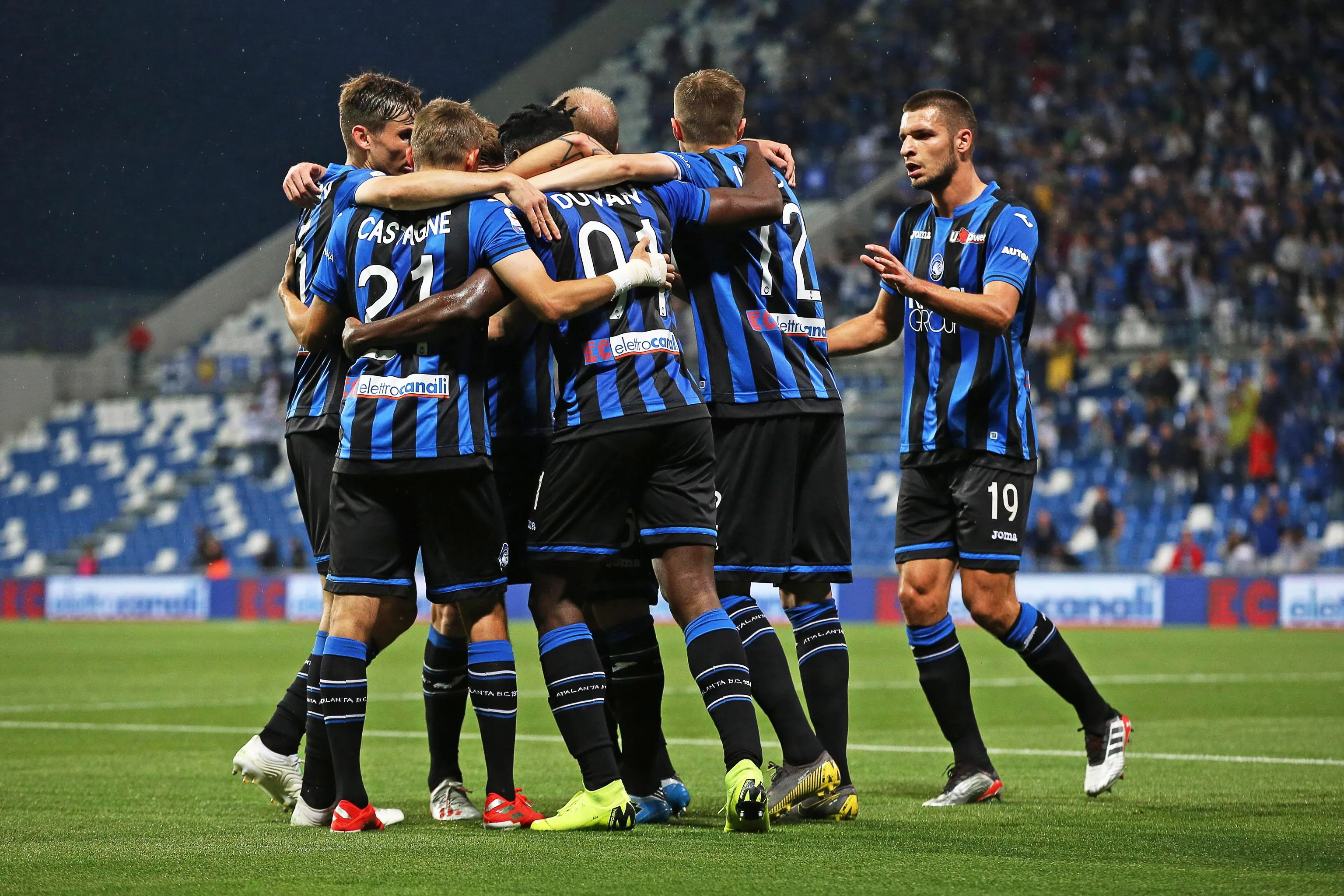 Atalanta voor eerste keer Champions League in