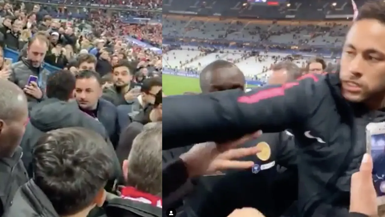 WTF! Neymar slaat supporter na verlies in bekerfinale