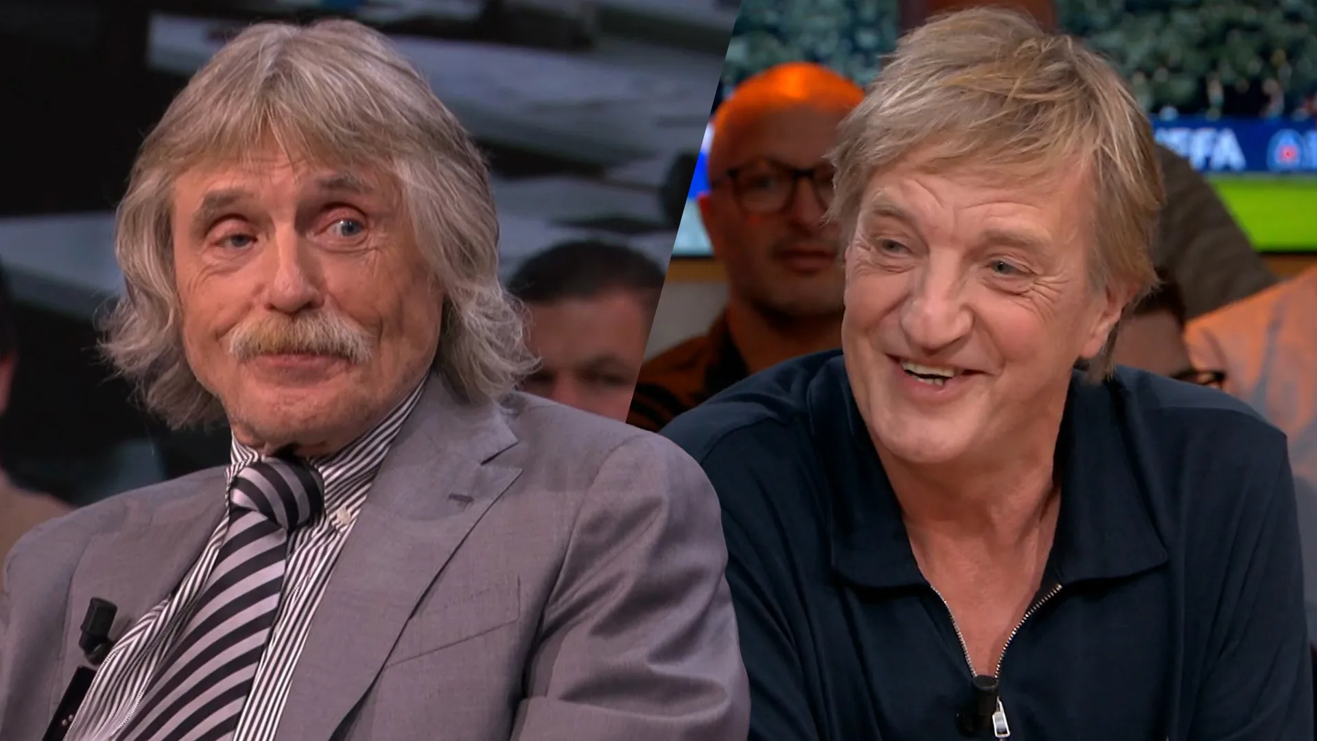 Johan Derksen zag Wim Kieft bij Studio Voetbal: 'Hij is echt een aanwinst!'