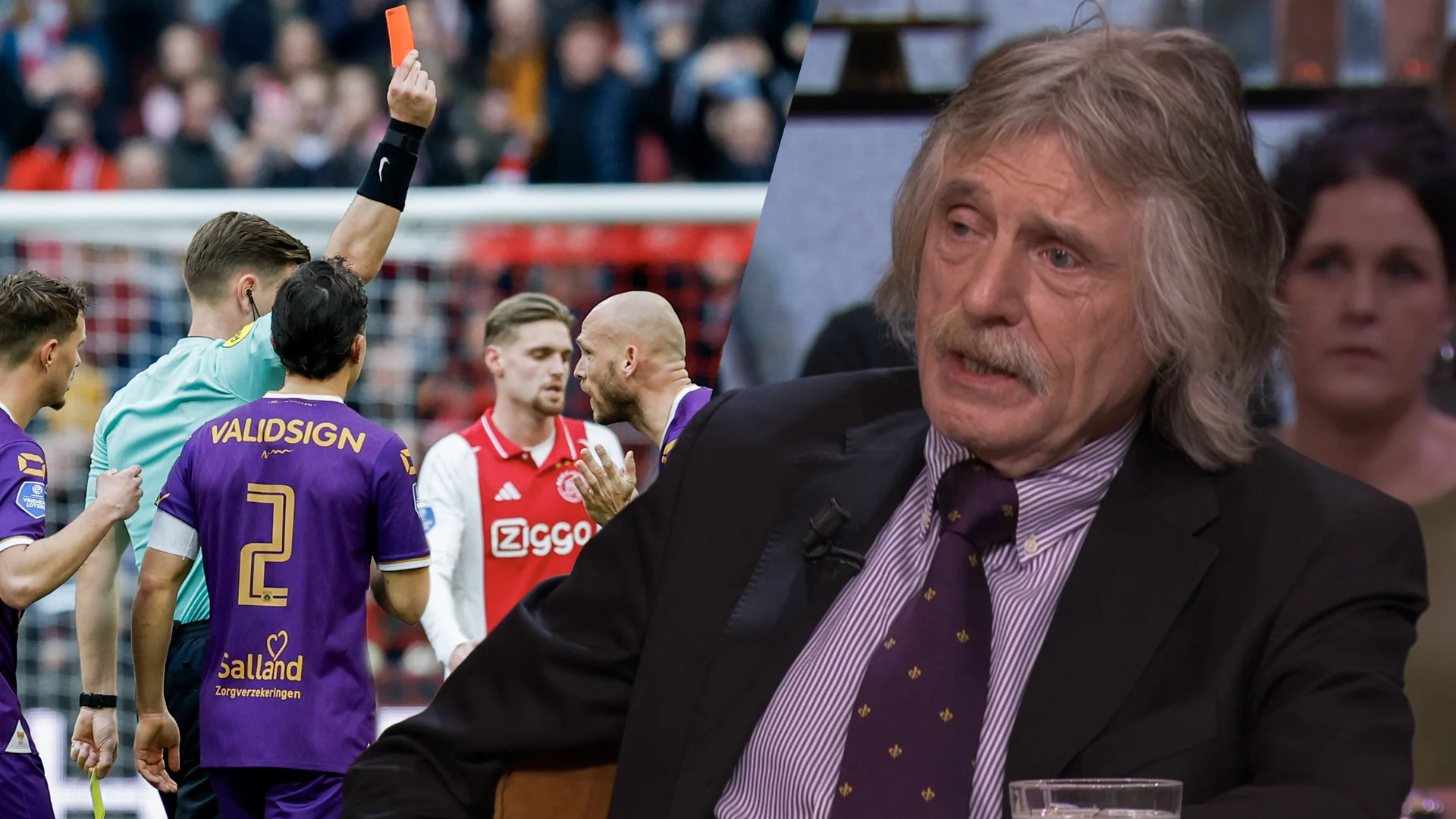 Johan hekelt scheidsrechter Kooij: 'Floot alles in het voordeel van Ajax!'