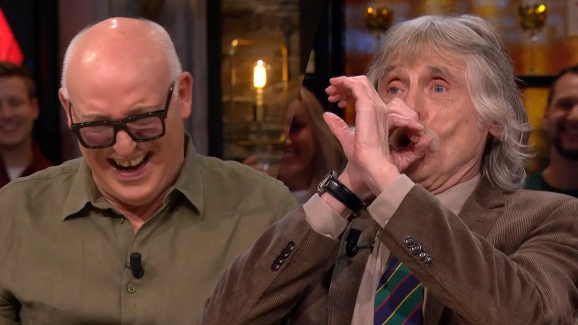 Johan Derksen blijft genieten van klassieker: 'Robbie de Kip, leg eens een ei!'