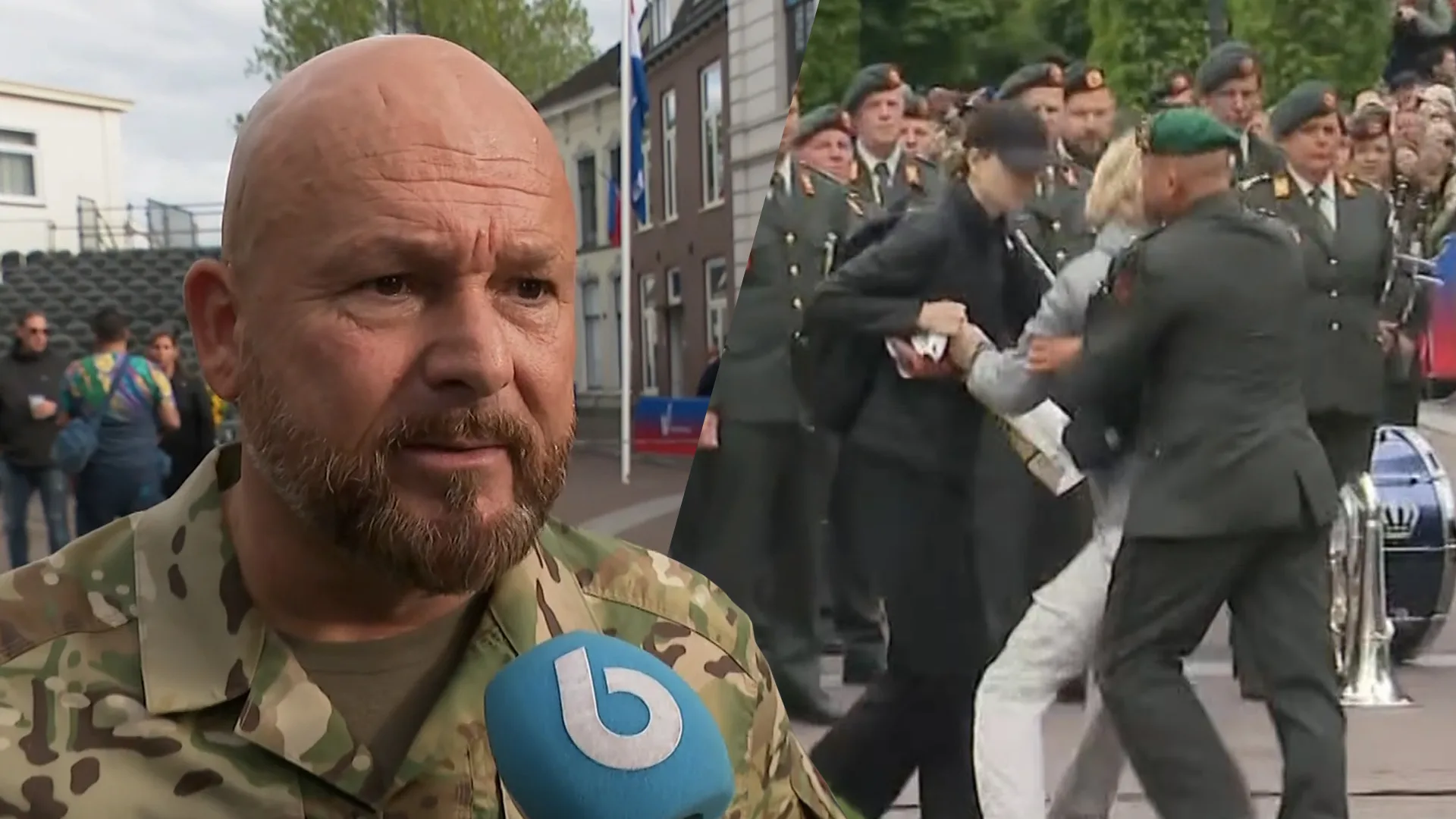 Marco Kroon over zijn ingreep bij protest op Bevrijdingsdag: 'Soms moet je doen wat nodig is'