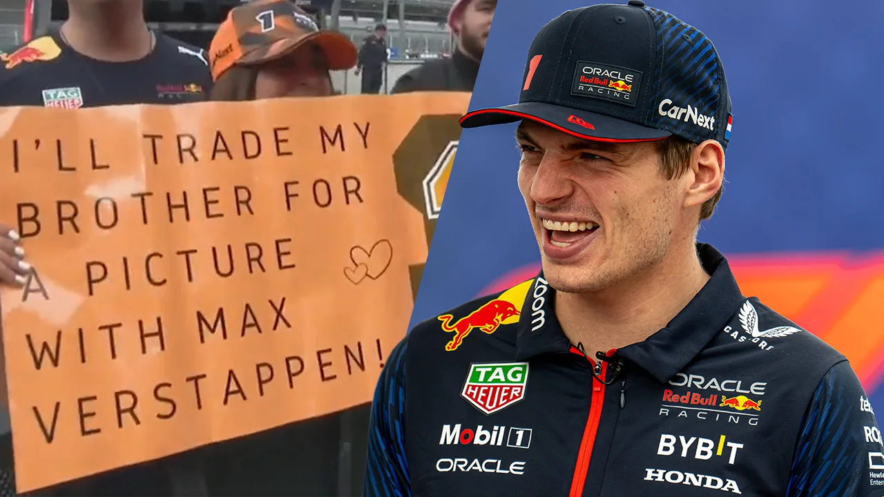 Max Verstappen-fan biedt broer aan in ruil voor foto: 'Ik hou zoveel van je Max!'