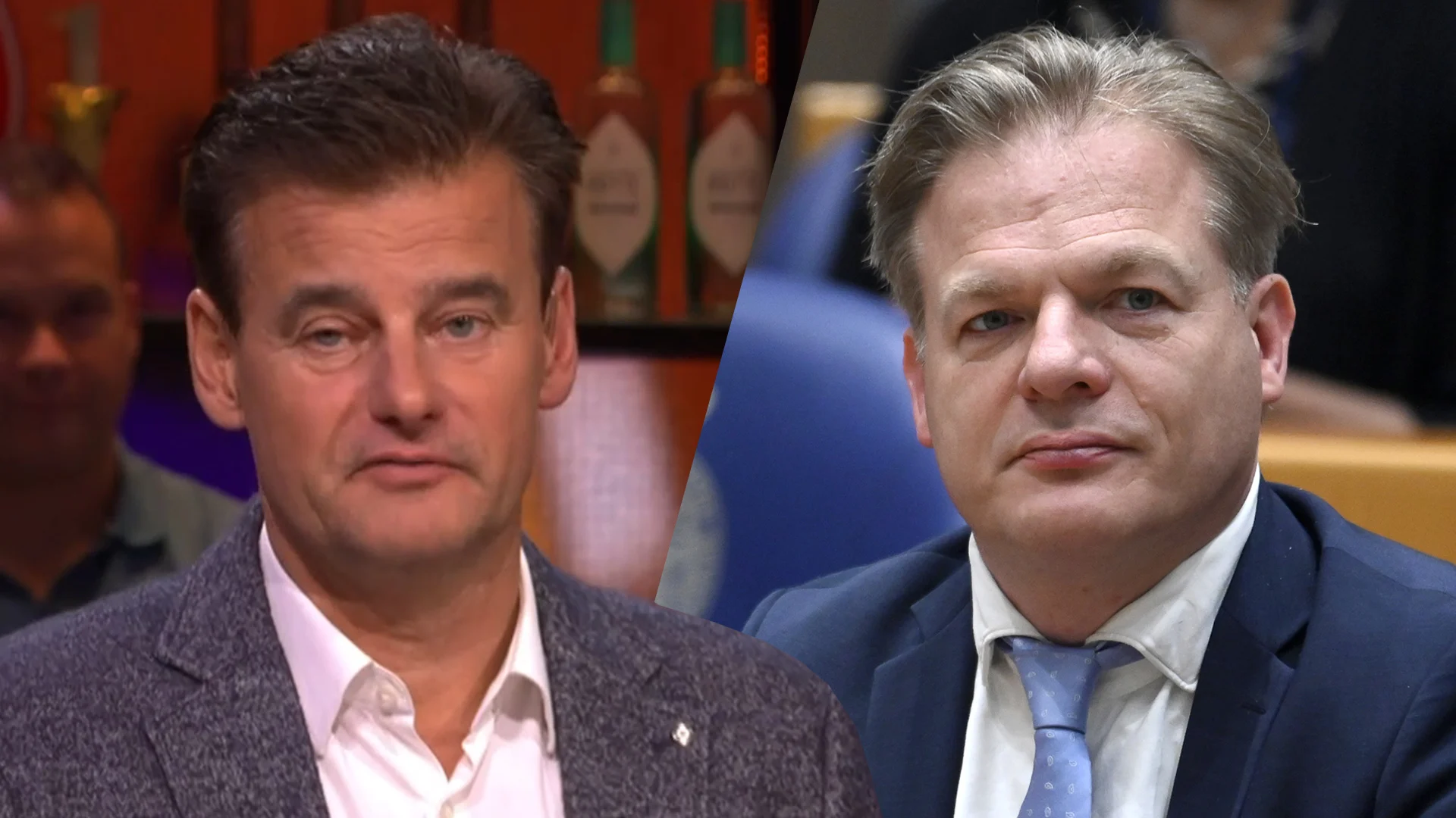 Wilfred richt zich live in de uitzending tot Pieter Omtzigt: ‘SMS Johan even...'