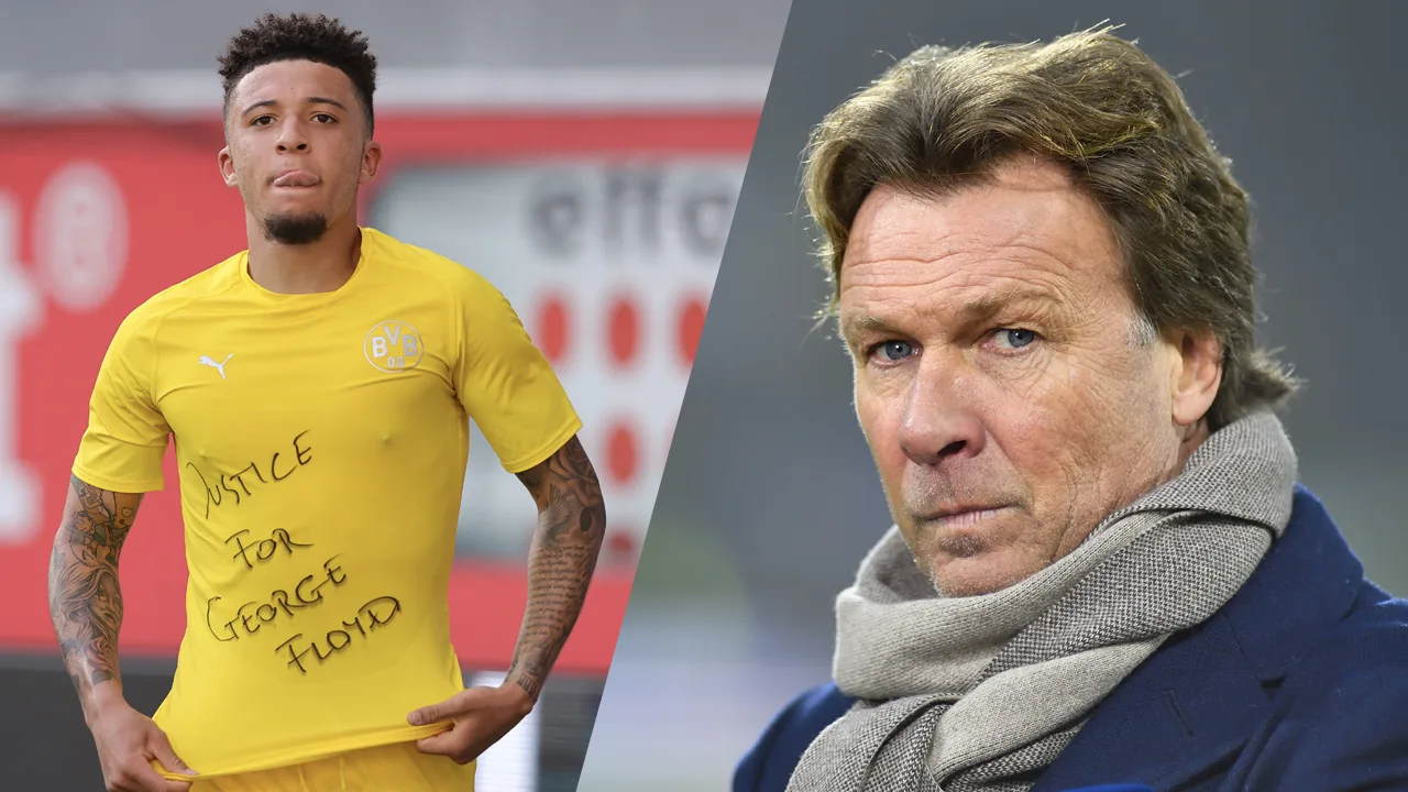 Hans onder indruk van eerbetoon aan George Floyd: 'Ik had geen gele kaart gegeven'
