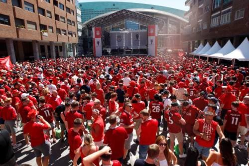 Madrid stroomt vol met Engelse voetbalfans