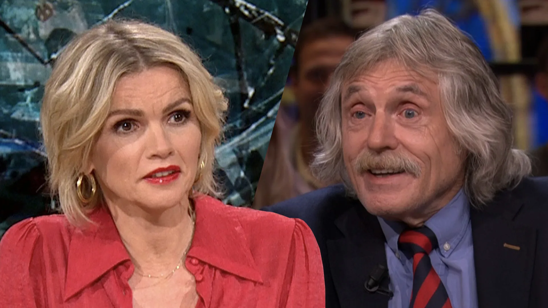 Johan blikt terug op opmerking over Tooske Ragas: ‘Om verkeerde grappen kan je het hardst lachen!’