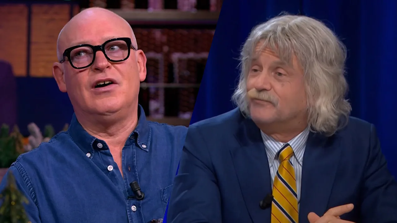 René over Johan Derksen-persiflage bij BEAU: 'Niveautje Keuken Kampioen Divisie'