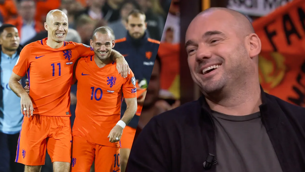 Throwback: Wesley Sneijder vertelt anekdote over avond uit in Madrid met Arjen Robben