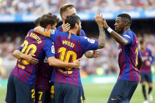Barcelona verslaat Huesca met 8-2
