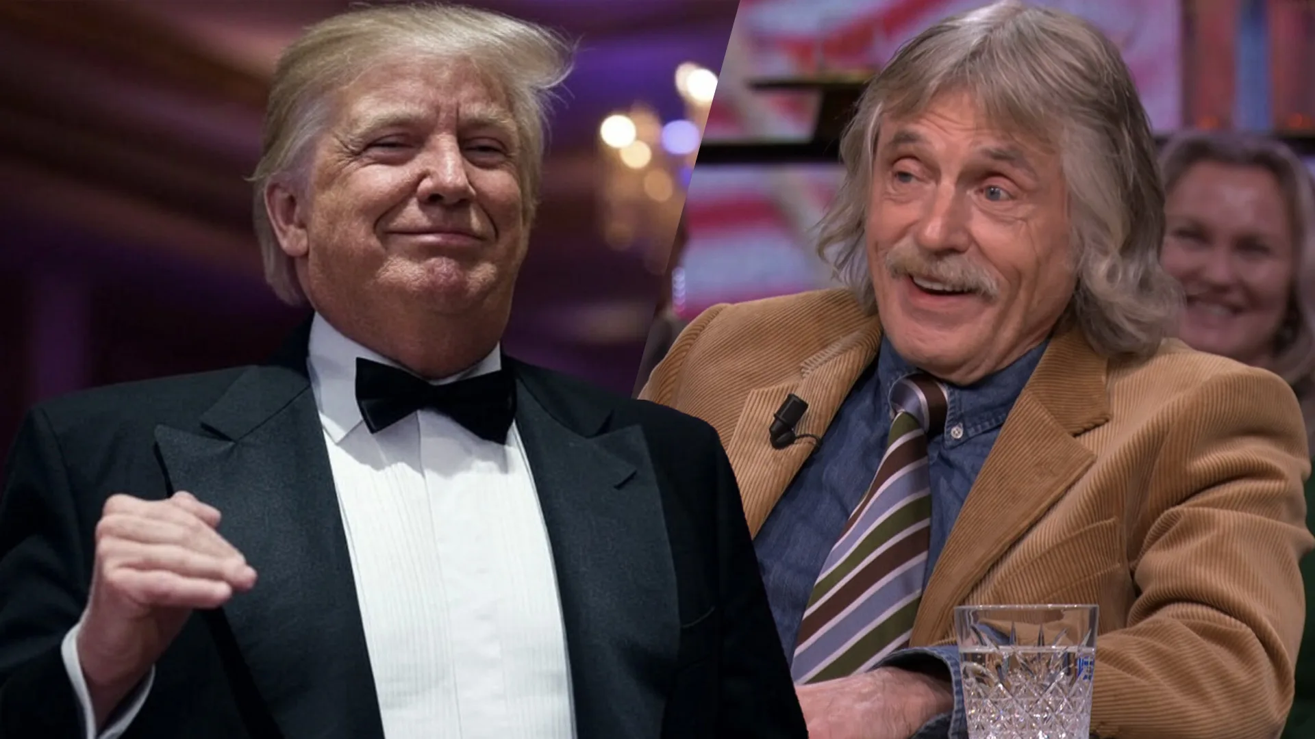 Johan genoot van Trump-show: 'Vooral van de zure gezichten bij de democraten