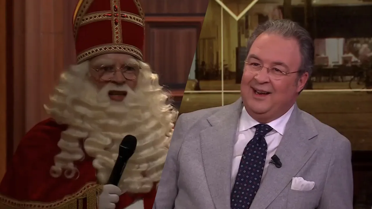 Sinterklaas breekt na Vandaag Inside in bij Café Kockelmann: 'Mats met zijn kleine snorretje!'