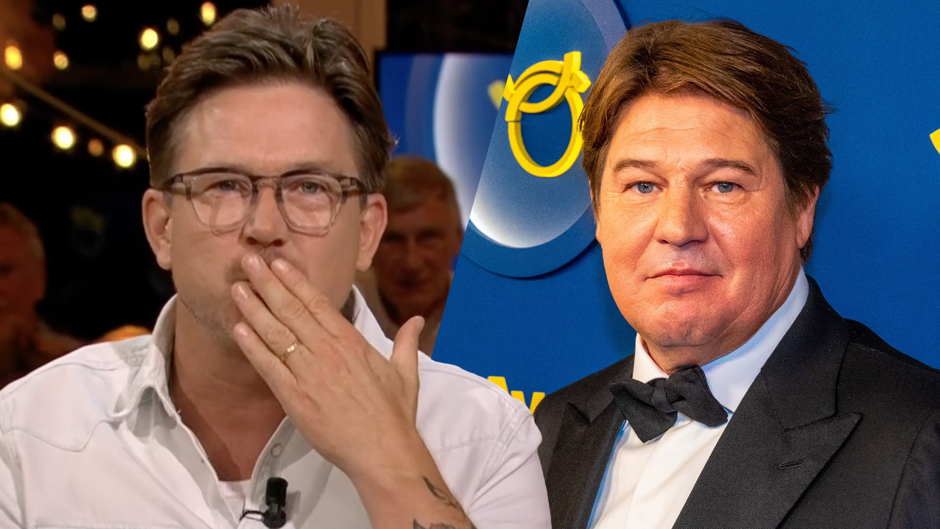 Johnny de Mol richt zich tot Martijn Krabbé: 'Wij geven jou heel veel liefde, dikke kus!'